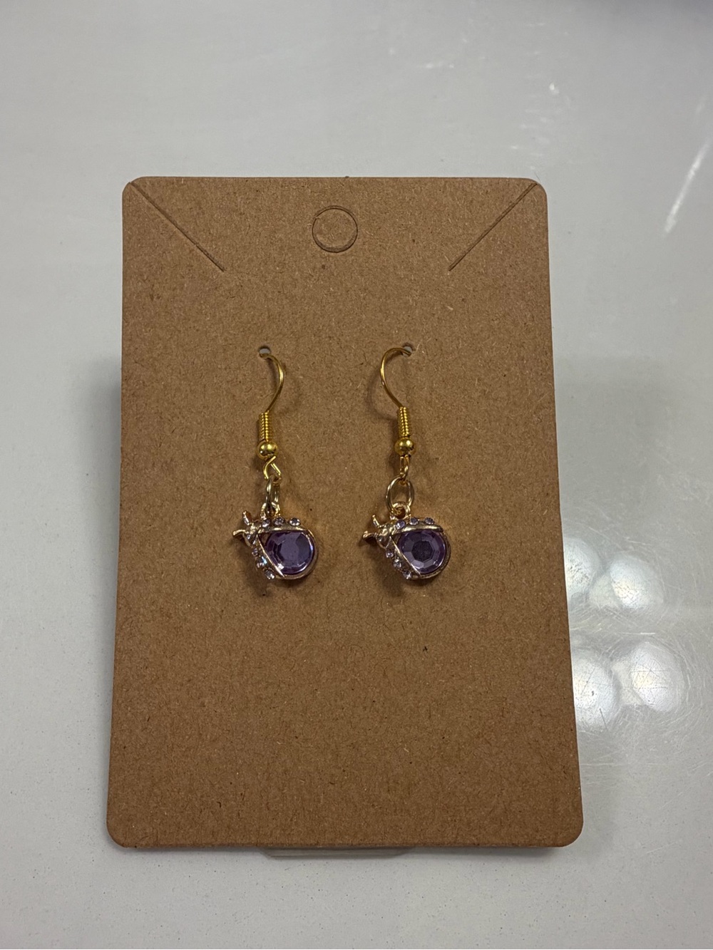 Ladybug Drop Earrings